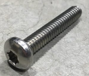 T30 Torx screw, 1/4-20 x 1-1/2 inch pan head, stainless steel, Blue Alpine F00105-00