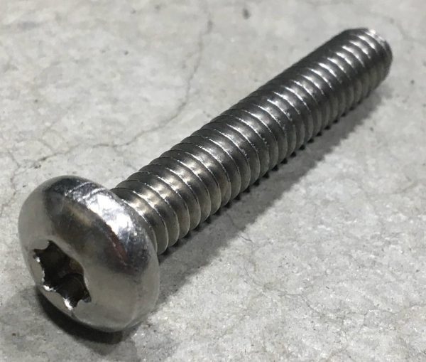 F00105-00 1/4-20 x 1-1/2 Pan Head T30 Torx Stainless Bolt (qty x10)