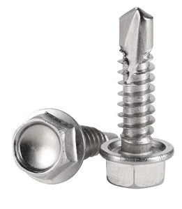 #8 x 5/8 in stainless self tapping screws, part F00125-00