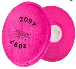 3M 2097 P100 filters, pack of 2, Blue Alpine part A00103-00