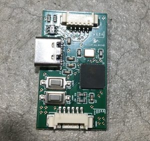 Blue Alpine buffer PCB board E00131-00 with USB-C port