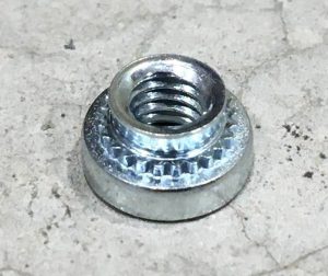 M4-3 self clinching nut, stainless, longer shank, part F00118-00
