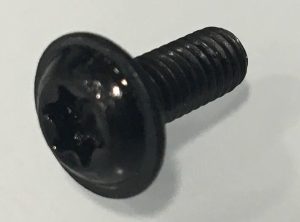 M4 x 10mm screw, steel pan head with T20 Torx drive, Blue Alpine F00128-00