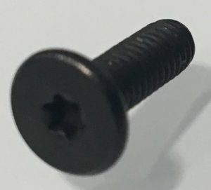 M4 x 12mm screw, flat head T20 Torx, stainless steel, Blue Alpine F00104-00