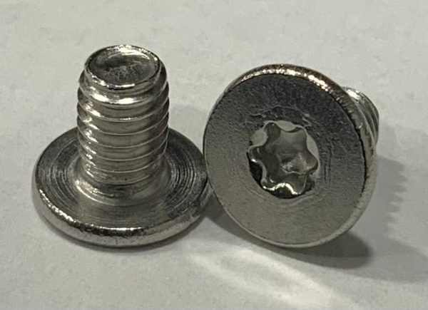 F00113-00 M4 x 6mm Flat Head T20 Stainless Bolt (qty x10)