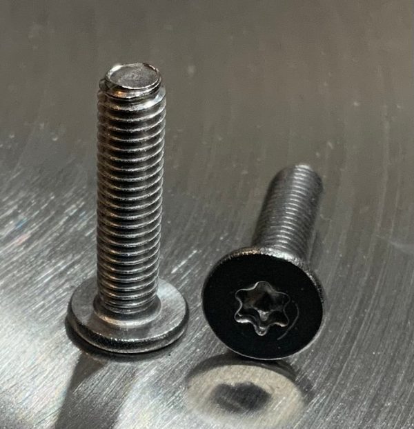 F00121-00 M5 x 20mm Flat Head T20 Torx Stainless Bolt (qty x10)
