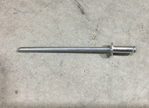 3/32 rivets, 2.4mm blind rivets with mandrels, Blue Alpine part F00112-00